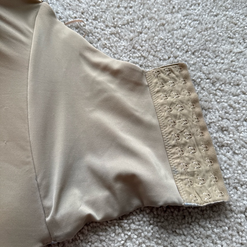 Unique Lingerie Women’s Tan Strapless Longline Corset Bra - Picture 3 of 7